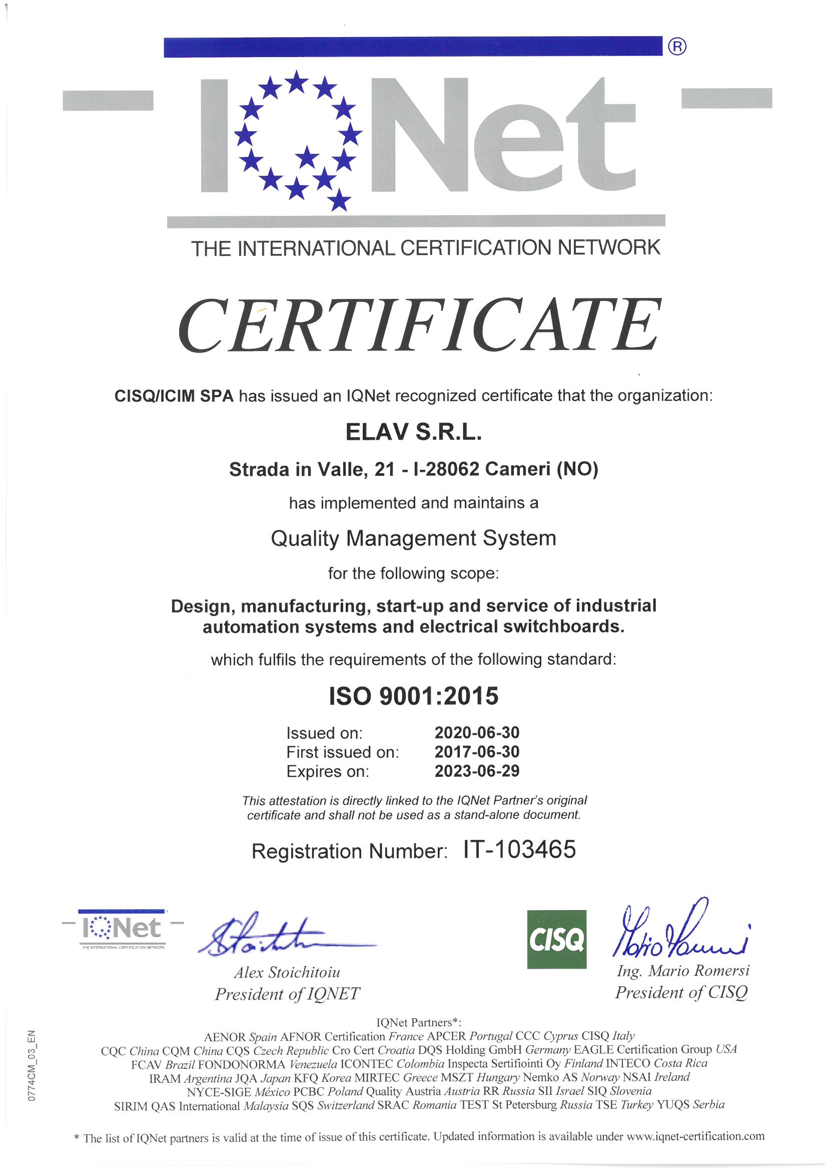 certificazione